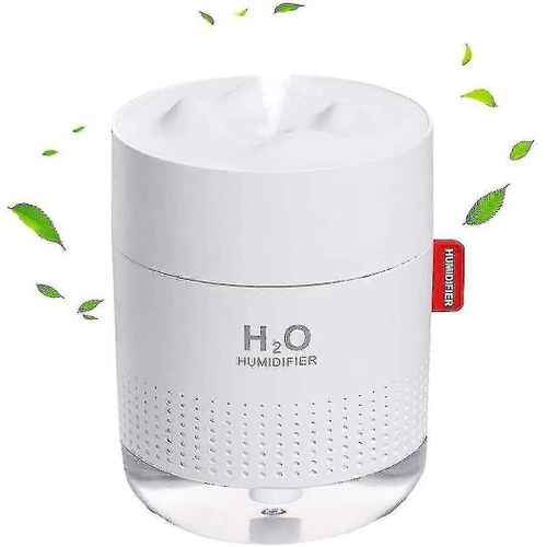 Humidificateur pour plantes, humidificateur portable silencieux, humidificateur d'air silencieux de 500 ml avec deux brumes réglables M