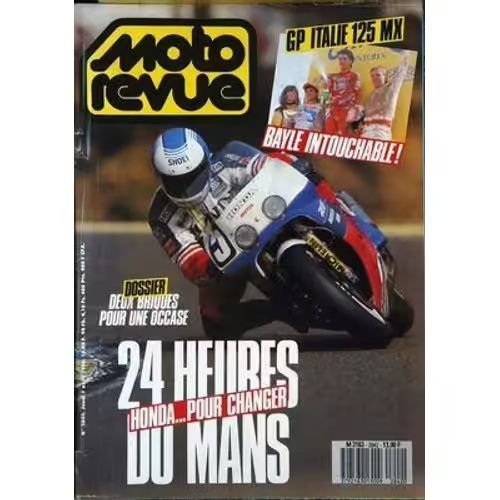 Moto Revue 2842 De 1988 24h Du Mans,Aprilia 125 Af Replica,Italie Mx125,Stalaven 2x2,