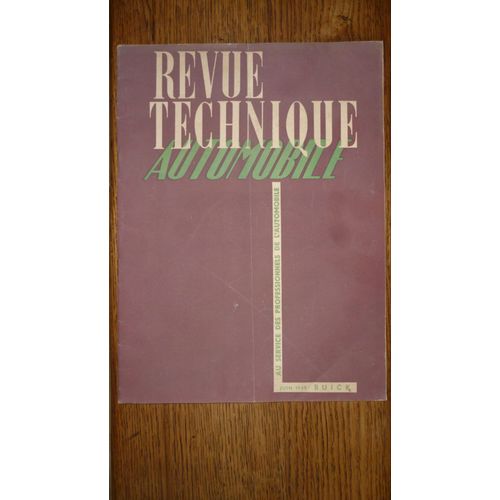Revue Technique Automobile De Juin 1949