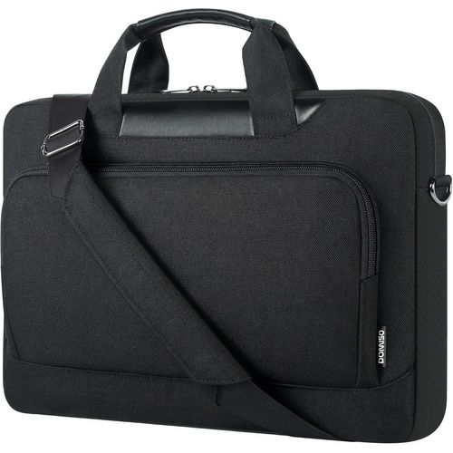 17-17,3 Pouces Sacoche De Protection Ordinateur Portable Imperméable Sac À Bandoulière Antichoc Compatible Avec 17.3"" Hp Pavilion 17 / Msi/Dell/Lenovo/Acer/Asus, Black[POU6260204]