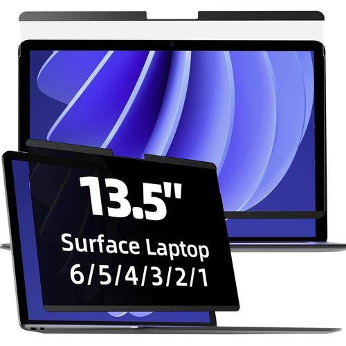 Magnétique Filtre De Confidentialité 13.5 Pouces Compatible Avec Microsoft Surface Laptop 6/5/4/3/2/1, Amovible Protection Ecran Surface Laptop, Film Anti Regard /Filtre Lumière Bl[POU6260669]