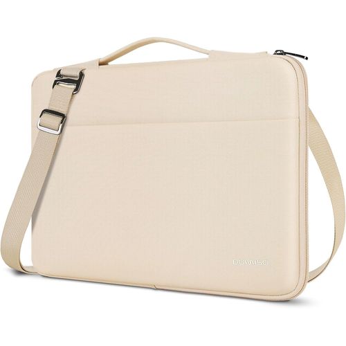 17 Pouces Housse Sac Protection Ordinateur Portable Sacoche Pour 17.3"" Notebook/Dell Inspiron/Msi/Hp Pavilion/Lenovo Ideapad/Asus/Hp/Alienware 17,Beige[POU6260895]