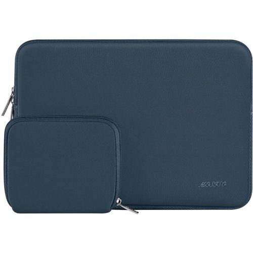 Housse Pour Ordinateur Portable 13 Pouces,Compatible Avec Macbook Air M4 M3 M2 M1 2025-2018 / Pro 13 M2 M1 2025-2016, Housse En Néoprène Avec Petit Étui,Brume Bleu[POU6261257]