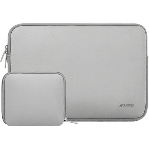 Housse Pour Ordinateur Portable 13-13,3 Pouces Compatible Avec Macbook Air/Pro 13/Pro 14, Hp, Dell, Asus, Lenovo, Laptop Sleeve Néoprène Sac Avec Petite Pochette,Gris[POU6261281]