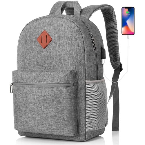 17,3 Pouces Sac À Dos Pour Ordinateur Portable Pour Homme Et Femme,Sac À Dos D'École Pour Filles Et Garçons Sac Lycée Sac Scolaire Cartable Sacoche Pour Voyage Affaires Loisir Scol[POU6262934]