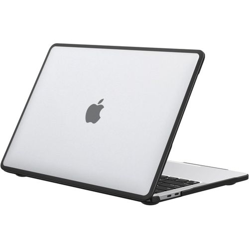 Coque Compatible Avec Macbook Pro 13 Pouces M1 M2 A2338 A2251 A2289 A2159 A1989 A1708 A1706, 2022-2017, Cadre En Tpu Anti-Rupture, Étui Rigide Protection, (Bord Noir) Transparent M[POU6263027]