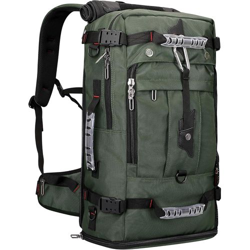 Sac À Dos De Voyage Pour Hommes Sac De Voyage Nylon Multifonction Convertible Ordinateur 17 Pouces Avec Port De Charge Usb Avion¿B681 Vert Armée¿[POU6263053]