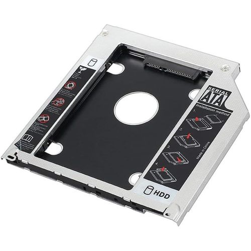 Boitier Disque, Deuxième Hhd Ssd Pour Ordinateur Portable Caddie Kit De Montage, 12,7 Mm 2,5 "" Adaptateur Pour Disque Dur, Adaptateur Sata 3.0 Pour Disque Dur Cd/Dvd-Rom[POU6263190]