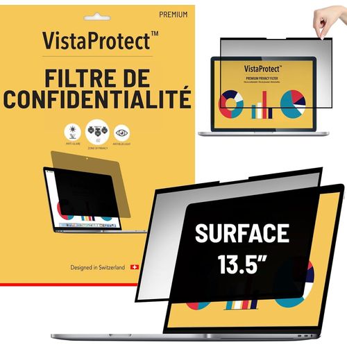 Filtre De Confidentialité & Filtre Anti-Lumière Bleu Premium. Film De Protection 2-En-1 Pour Écran De Microsoft Surface Pro X & Surface Pro 8 & 9 (13 Pouces)[POU6262881]