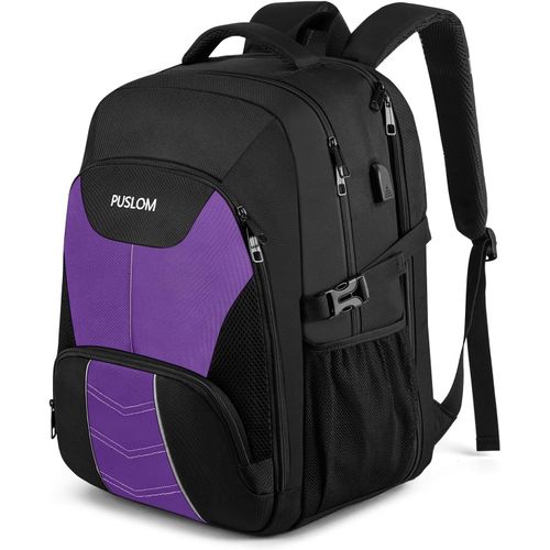 Sac À Dos Homme Grand 55L Sac À Dos Ordinateur Portable 18.4 Pouces Antivol Imperméable Sac A Dos Pc Portable Avec Chargement Usb Sac À Dos De Voyage Affaires Pour Loisir Scolaire [POU6261136]