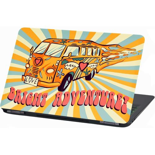 Film Universel Pour Ordinateur Portable Design Cover: Véhicules Housse De Protection Autocollant En Vinyle Skin Sticker Adhésif (15\U2033, Lp12 Hippie Car)[POU6261938]