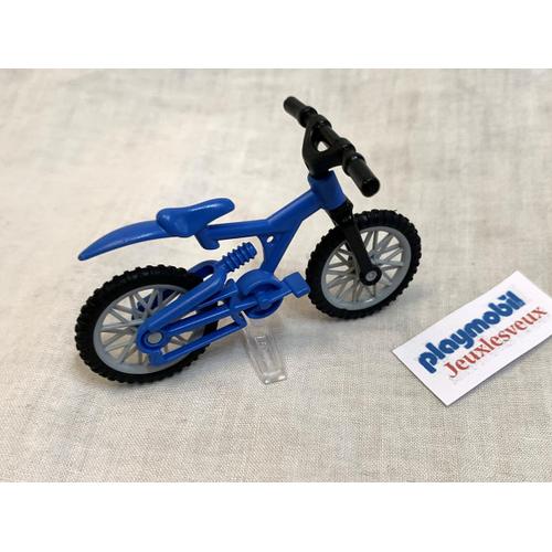 Playmobil Vtt Bicycle Vélo Bleu - 30674710 30070340 30075050 - Des Set 3168 5127 5735 Caserne Commissariat Police Pompier City Action Sport
