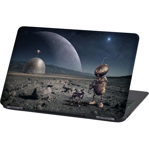 Film Universel Pour Ordinateur Portable Design Cover Housse De Protection Autocollant En Vinyle Skin Sticker Adhésif (13-14\U2033, Lp49 Robot)[POU6261961]