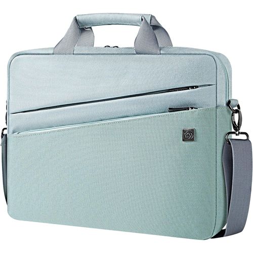 17 Pouces Imperméable Serviette De Protection Ordinateur Portable Sac À Bandoulière Sacoche Pour 17-17.3"" Notebook/Dell/Lenovo/Acer/Hp/Msi/Asus, Vert Menthe[POU6263395]