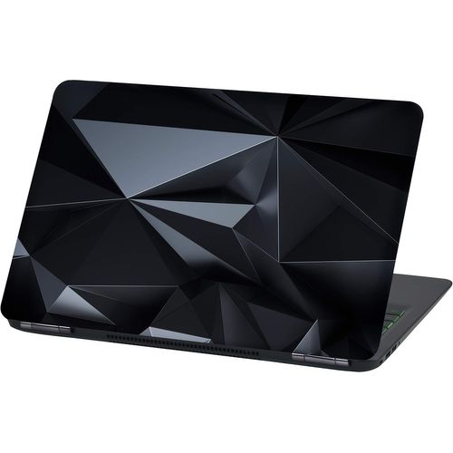 Film Universel Pour Ordinateur Portable Design Cover: Abstrait Housse De Protection Autocollant En Vinyle Skin Sticker Adhésif (15\U2033, Lp52 Polygone Noir)[POU6265442]