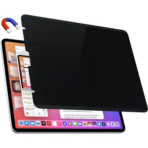Film De Confidentialité Magnétique Compatible Avec Ipad Pro 12,9"" (2022/2021/2020/2018), Amovible, Anti-Éblouissement, Anti-Éblouissement, Protection De Confidentialité[Pou6266237]
