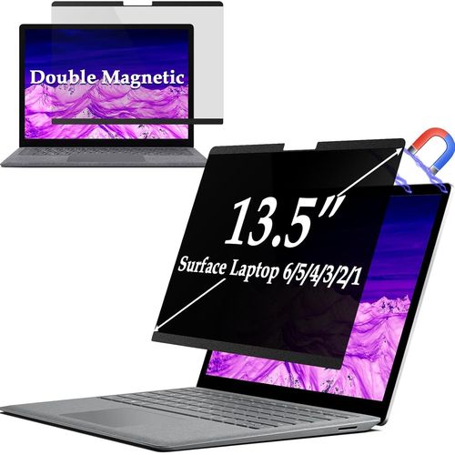 Filtre De Confidentialité Magnétique Amovible Pour Microsoft Surface Laptop 5/4/3/2/1-13,5 Pouces, Amovible, Lumière Bleue, Filtre De Confidentialité[POU6266235]