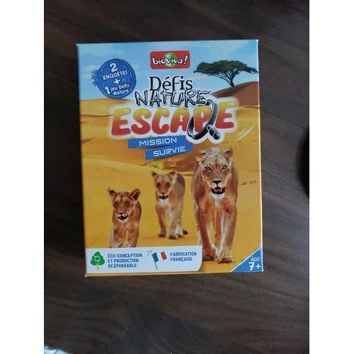 Jeu Defi Nature Escape Mission Survie