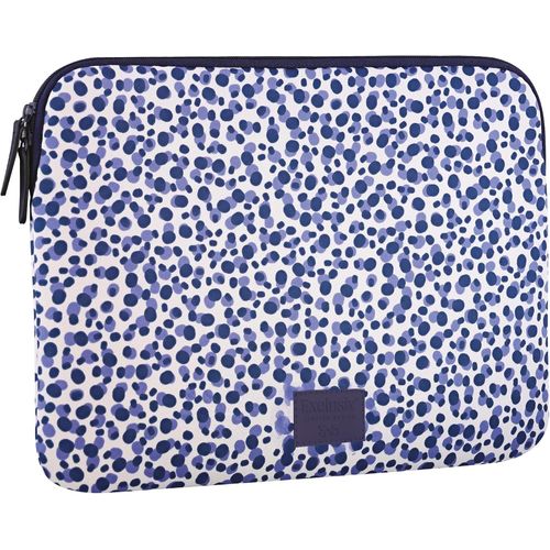 Pochette Ordinateur En Plastique Recyclé Rpet, Compatible Macbook Air 13 Pouces Et Pc 14-15 Pouces, Housse Ordinateur 14 Pouces Antichoc, Design Bleu Durable - Modèle Blueberry[POU6264081]