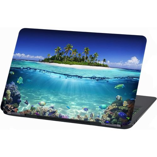 Film Universel Pour Ordinateur Portable Design Cover: Plage Vacances Paradis Housse De Protection Autocollant En Vinyle Skin Sticker Adhésif (15\U2033, Lp19 Paradis Des Îles)[POU6264745]