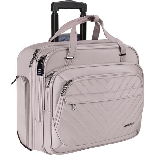 Sacoche À Roulettes Pour Ordinateur Portable Jusqu'À 15,6 Pouces Pour Femme, Voyage, Qualité Supérieure, Mallette Étanche Avec Poches Rfid[POU6266144]