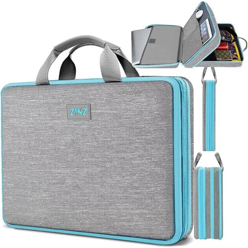 Mince Et Évolutif 15 15,6 16 Pouces Housse De Protection Ordinateur Portable, Sac À Main Mallette Housse, Laptop Case Sacoche Compatible 15""-16"" Pour Macbook Pro Hp Asus Dell Lenov[POU6266410]