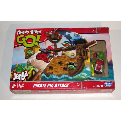 Angry Birds Go Pirate Pig Attack Rovio Jenga Game Hasbro