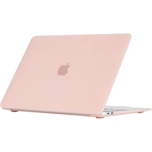 Coque Macbook Air 13 Pouces A2337 A2179 A1932, Plastique Case Rigide Étui Pour 2020 2019 2018 Macbook Air 13.3 Retina Avec Touch Id - Rose[POU6265800]
