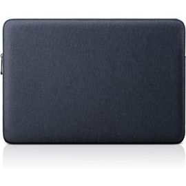 Housse Ordinateur Portable Compatible Avec 16 Pouces Macbook Pro M2 M1 A2780 A2485 A2141 2023-2019, Pochette De Protection En Polyester Imperméable Antichoc Sacoche Pc, Bleu Marine[POU6266194]