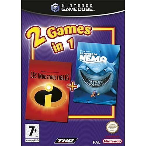 2 En 1 : Les Indestructibles + Le Monde De Nemo Gamecube