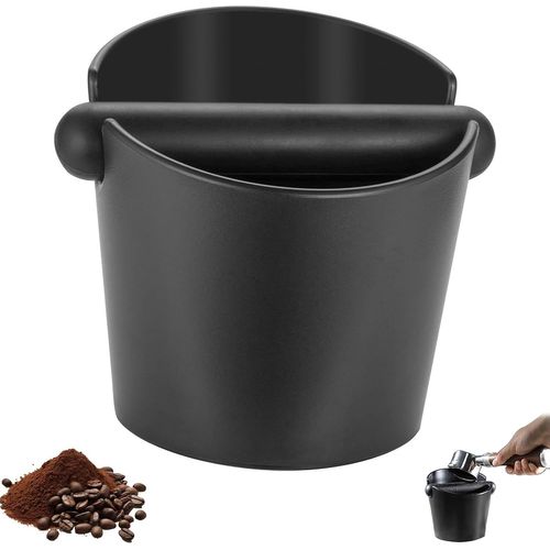 Kgabery-Boîte Élimination Marc Café Avec Barre Frappe Amovible,Récupérateur Marc Café Avec Base Antidérapante,Accessoire Machine Café Pour Barista,Poubelle Expresso Pour Café,Bar,Restaurant,Cuisines(