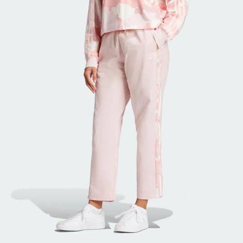 Pantalon Sergé 3 Bandes Imprimé Camouflage Essentials Adidas - Sandy Pink - M