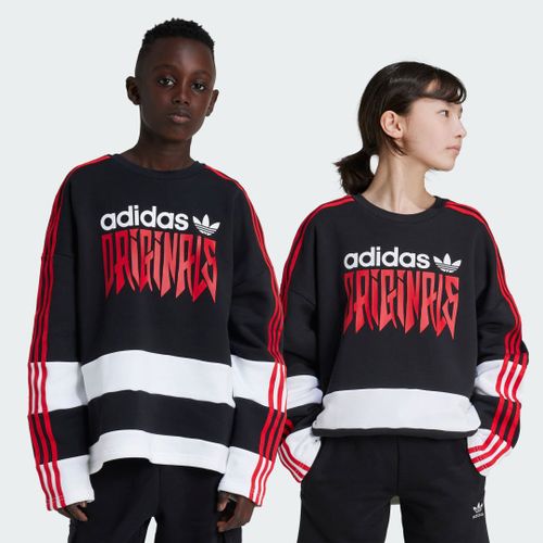 Sweat-Shirt Ras-Du-Cou Graphique Enfants Adidas - Black - 15-16a
