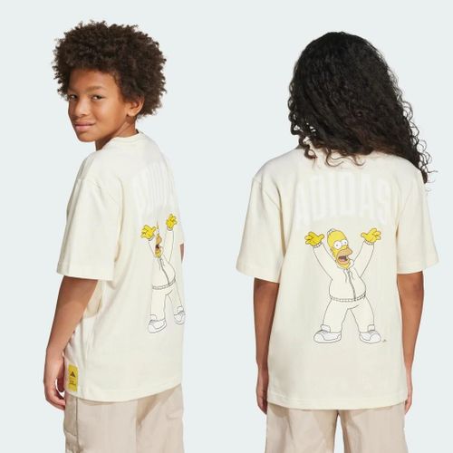 T-Shirt Graphique The Simpsons Enfants Adidas - Cream White - 11-12a