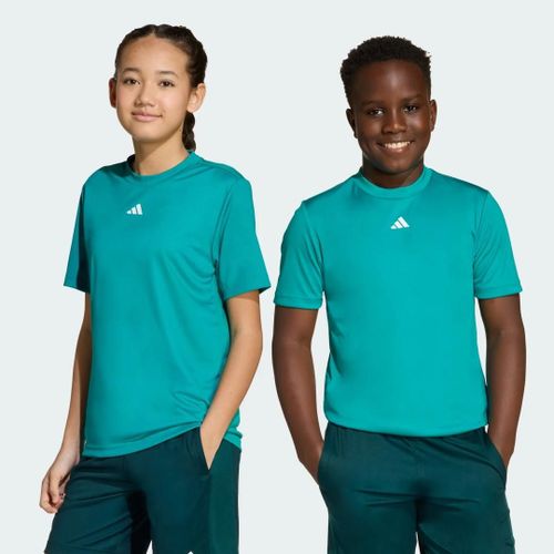 T-Shirt Coupe Standard À Logo Train Essentials Enfants Adidas - Pure Teal / White - 7-8a