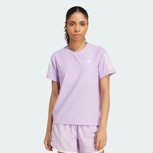 T-Shirt Own The Run Adidas - Powder Plum - L