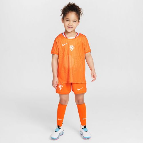 Ensemble 3 Pièces Replica Nike Football Pays-Bas 2025/26 Stadium Domicile Pour Enfant - Orange
