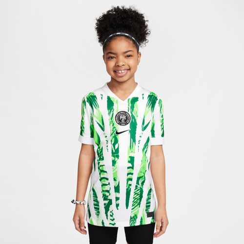 Maillot De Foot Replica Nike Dri-Fit Nigeria 2025 Stadium Extérieur (Équipe Féminine) Pour Ado - Blanc