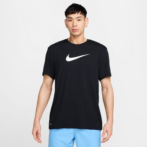 Haut À Manches Courtes Nike Swim Hydroguard Pour Homme - Noir