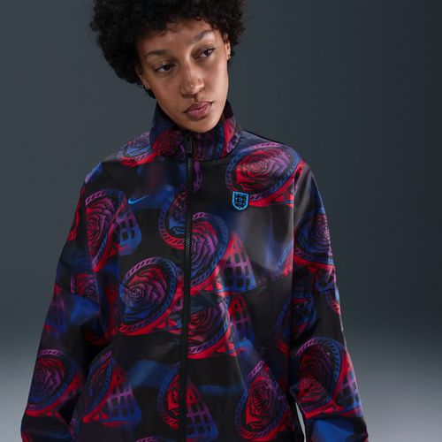 Veste Tissée Nike Football Angleterre Essential Windrunner Pour Femme - Noir