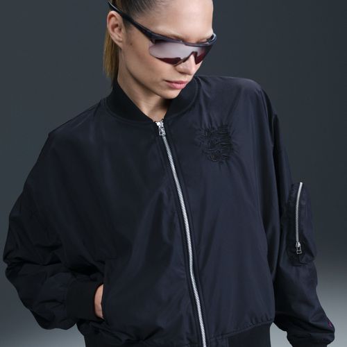 Veste Aviateur Oversize Nike Football Angleterre Essential Pour Femme - Noir