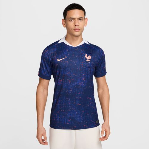 Maillot De Foot Replica Nike Dri-Fit Fff 2025 Stadium Domicile (Équipe Féminine) Pour Homme - Bleu