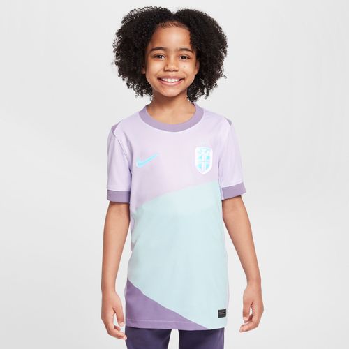 Maillot De Foot Replica Nike Dri-Fit Norvège 2025 Stadium Extérieur (Équipe Féminine) Pour Ado - Pourpre