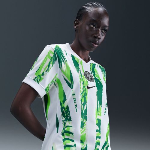 Maillot De Foot Replica Nike Dri-Fit Nigeria 2025 Stadium Extérieur (Équipe Féminine) Pour Femme - Blanc