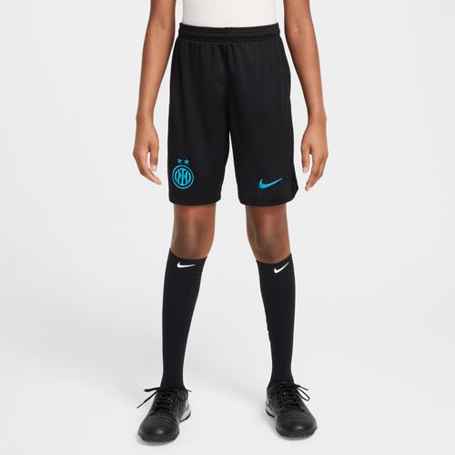 Short De Foot Replica Nike Dri-Fit Inter Milan 2025/26 Stadium Domicile Pour Ado - Noir