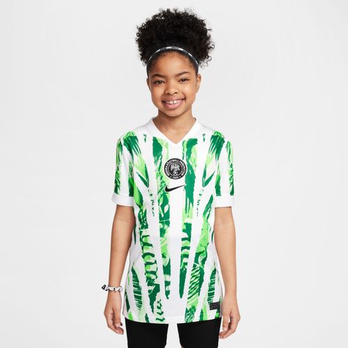 Maillot De Foot Replica Nike Dri-Fit Nigeria 2025 Stadium Extérieur (Équipe Féminine) Pour Ado - Blanc