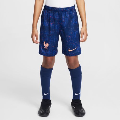 Short De Foot Replica Nike Dri-Fit Fff 2025/26 Stadium Domicile Pour Ado - Bleu
