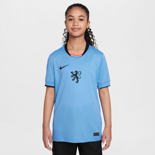Maillot De Foot Replica Nike Dri-Fit Pays-Bas 2025 Stadium Extérieur (Équipe Féminine) Pour Ado - Bleu
