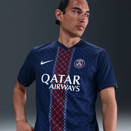 Maillot De Foot Authentic Nike Dri-Fit Adv Paris Saint-Germain 2025/26 Match Domicile Pour Homme - Bleu