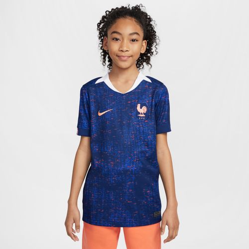 Maillot De Foot Replica Nike Dri-Fit Fff 2025 Stadium Domicile (Équipe Féminine) Pour Ado - Bleu